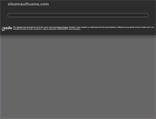 Tablet Screenshot of elesmaulhusna.com